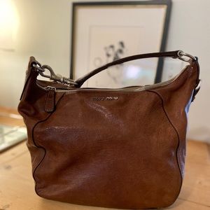 Miu Miu Chestnut Brown Shoulder Bag